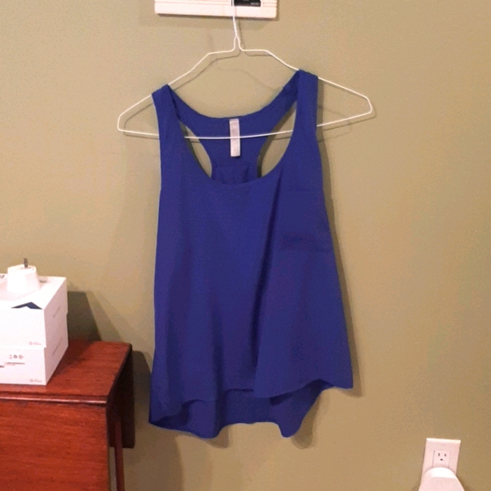 Dark blue tank